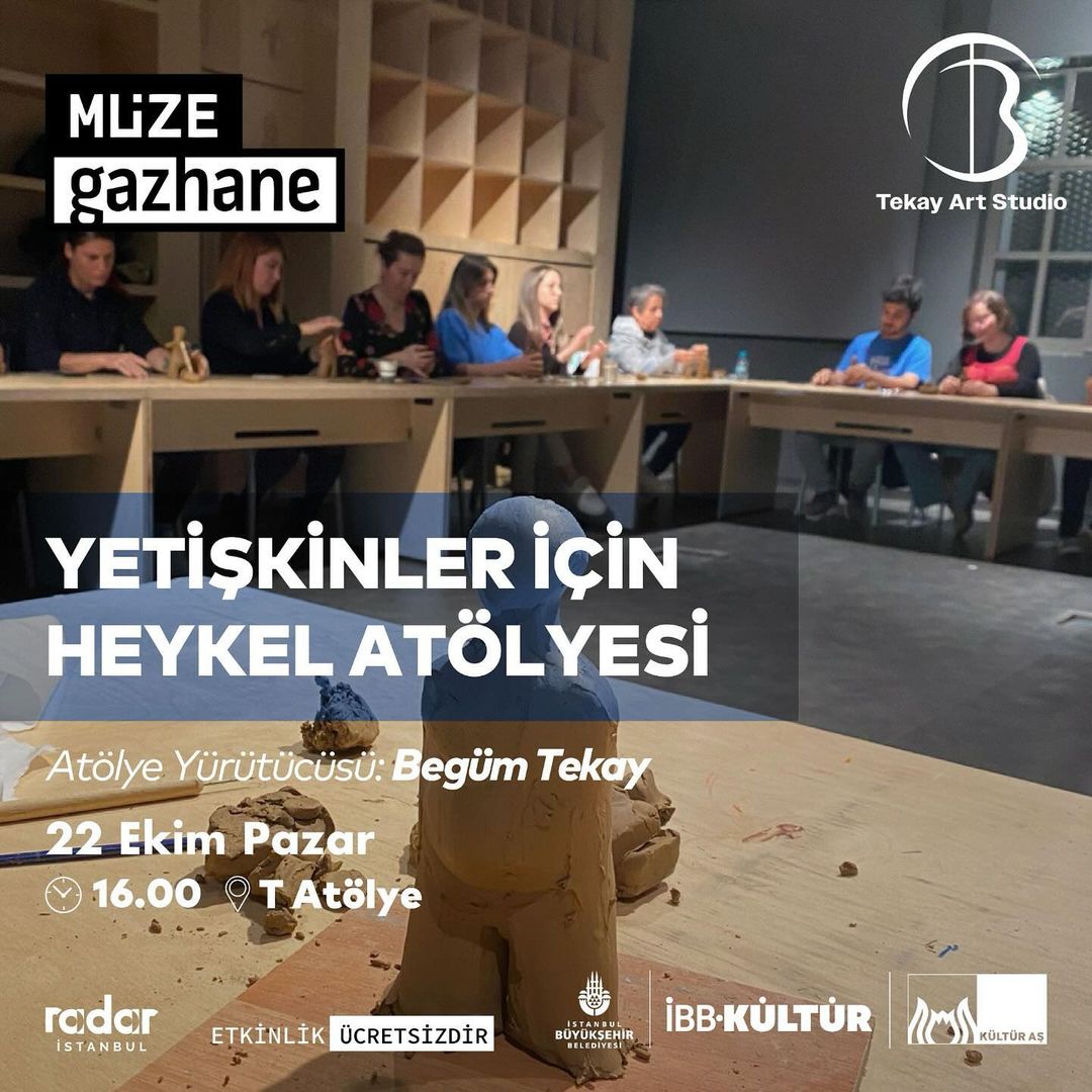 Müze Gazhane - Yetişkinler için Heykel Atölyesi